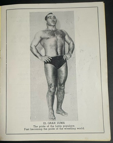 1960 Wrestling Program Island Garden NY Gala 2nd Anniv Killer Kowalsky Rocco