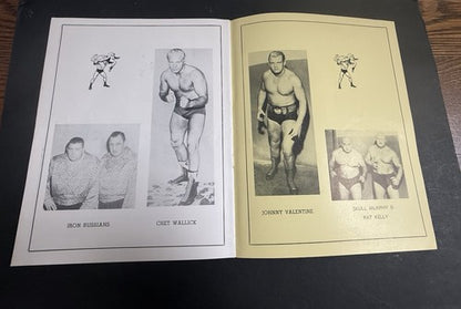1960 Wrestling Program Island Garden NY Gala 2nd Anniv Killer Kowalsky Rocco