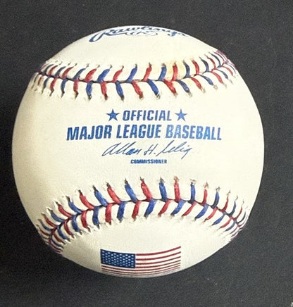 September 11 2002 USA Flag Official MLB Logo Baseball 9/11 Commemorative Ball