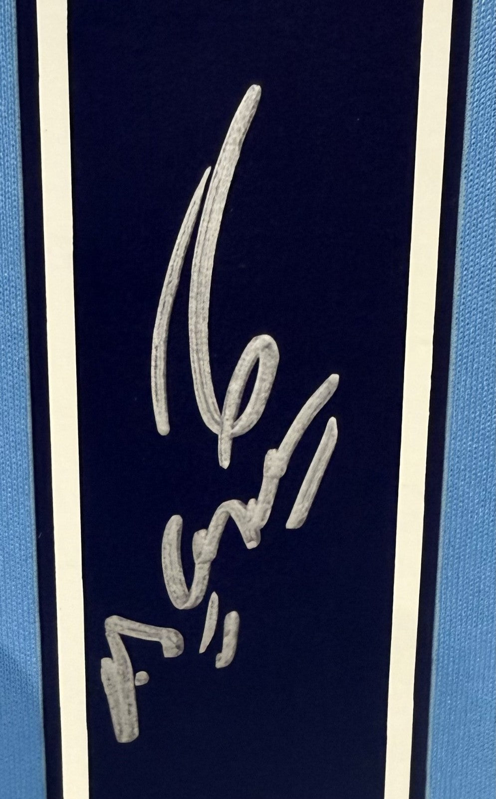 Sergio Aguero Signed Umbro Authentic Soccer Jersey Manchester City Auto BAS COA