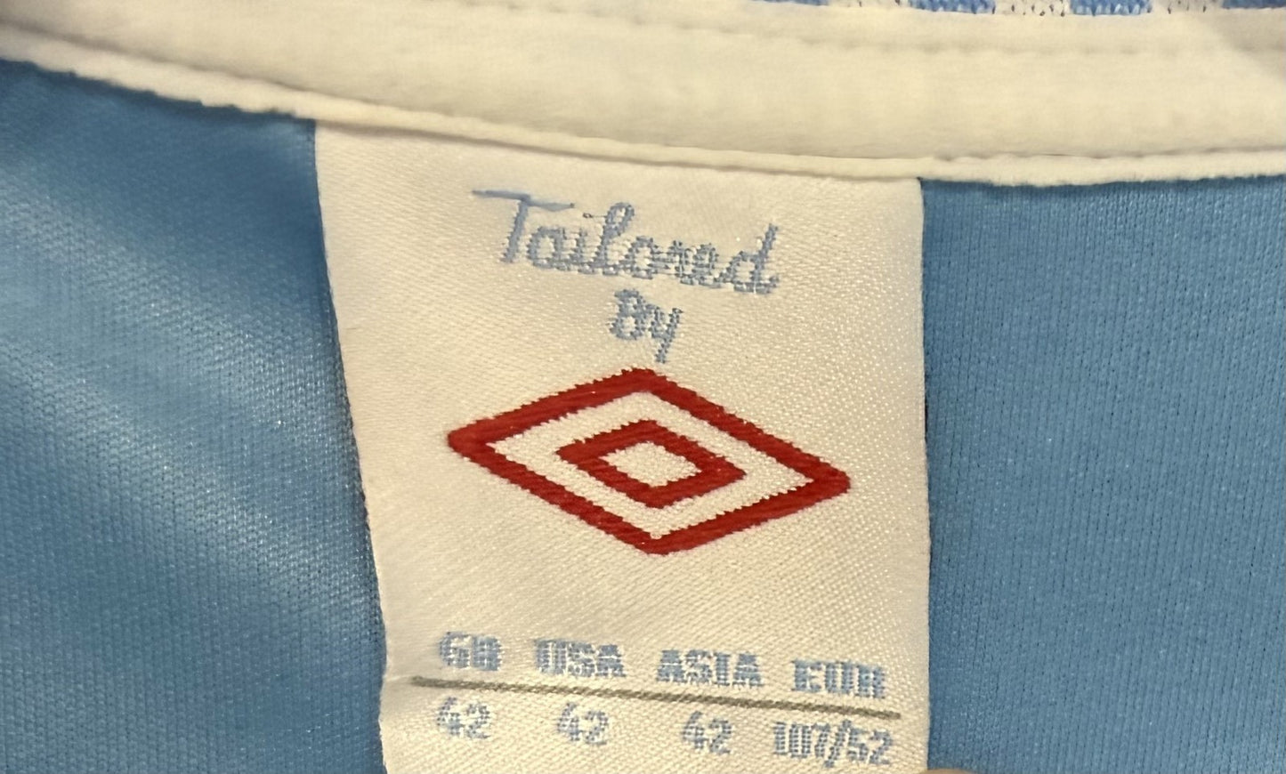 Sergio Aguero Signed Umbro Authentic Soccer Jersey Manchester City Auto BAS COA