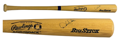 Derek Jeter Yankees Signed Adirondack  Bat 1994 Pre Rookie Auto & Ticket Jsa Coa