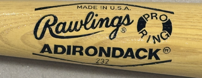 Derek Jeter Yankees Signed Adirondack  Bat 1994 Pre Rookie Auto & Ticket Jsa Coa
