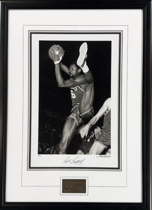 Bill Russell Signed Kalinsky original Photo Framed /150 Celtics HOF Auto Steiner