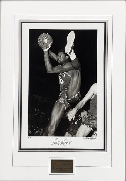 Bill Russell Signed Kalinsky original Photo Framed /150 Celtics HOF Auto Steiner