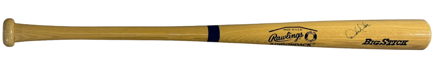 Derek Jeter Yankees Signed Adirondack  Bat 1994 Pre Rookie Auto & Ticket Jsa Coa