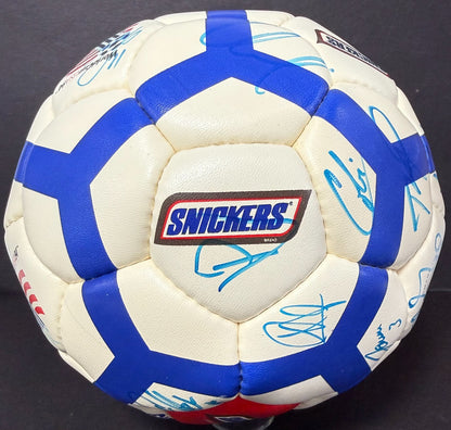 Team USA Signed World Cup USA 94 Snickers Soccer Ball Lalas Reyna 23 Autos CBM