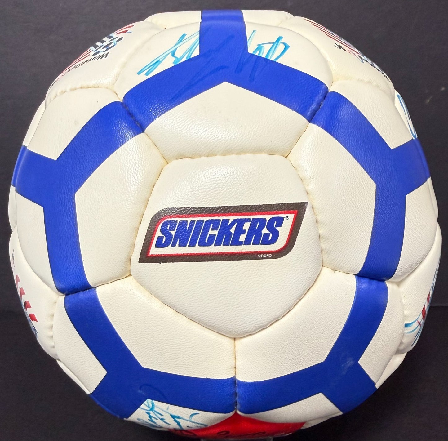 Team USA Signed World Cup USA 94 Snickers Soccer Ball Lalas Reyna 23 Autos CBM