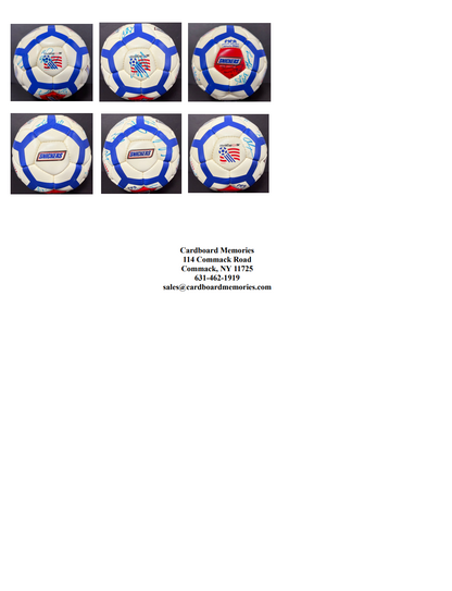 Team USA Signed World Cup USA 94 Snickers Soccer Ball Lalas Reyna 23 Autos CBM
