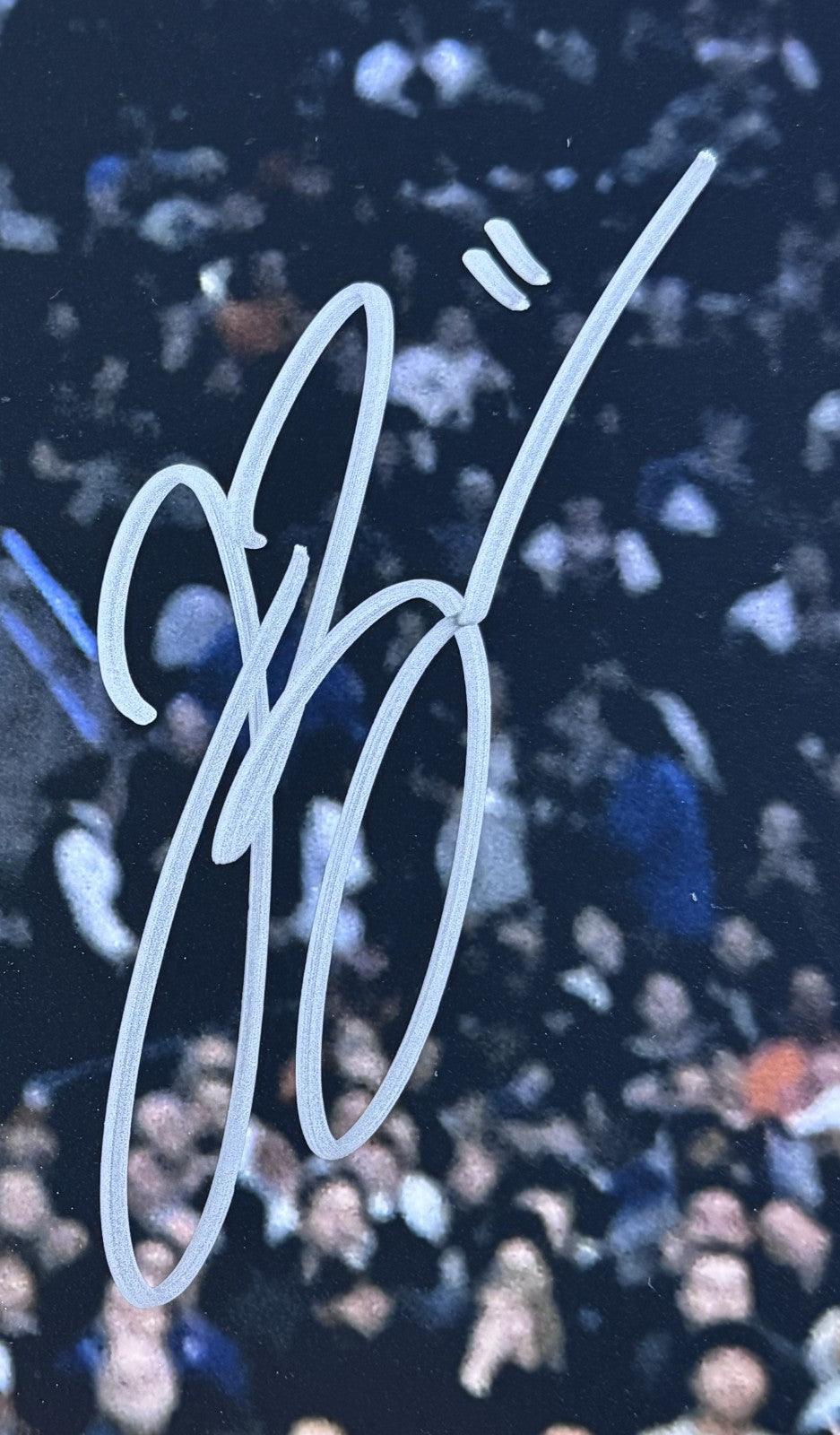 Jalen Brunson Signed 16x20 Framed Photo w/ coin vs Wemby NY Knicks Fanatics COA