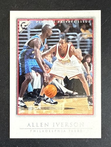 Allen Iverson 2000 Topps Gallery Players Private Issue #60 Le /250 Mint 76er’s