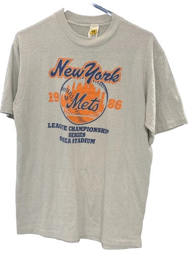 NY METS 1986 NL Division Championship  Vintage Original Rare T-Shirt Xl