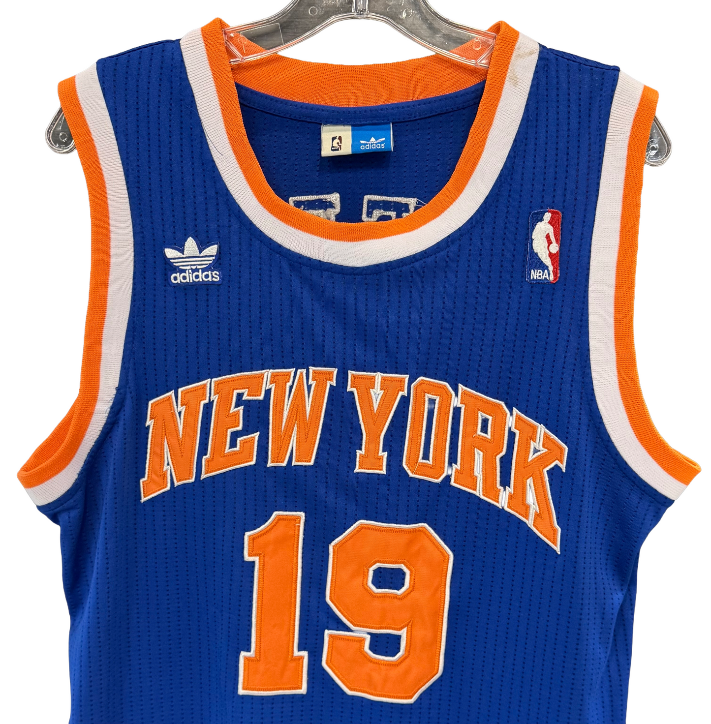 Willis Reed Adidas Hardwood Classics Knicks Basketball Jersey Sz XL Length +2