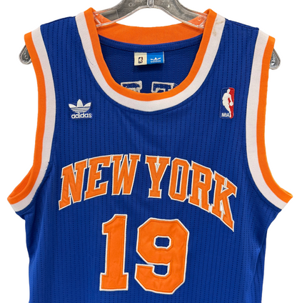 Willis Reed Adidas Hardwood Classics Knicks Basketball Jersey Sz XL Length +2