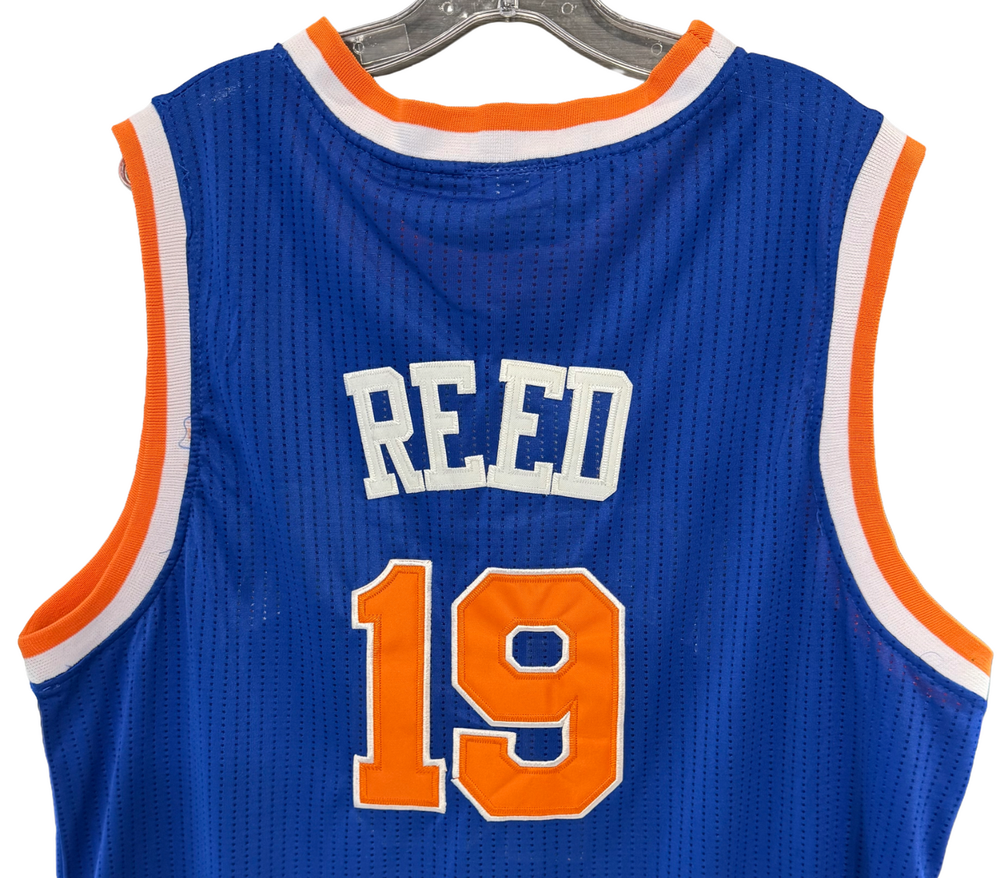 Willis Reed Adidas Hardwood Classics Knicks Basketball Jersey Sz XL Length +2
