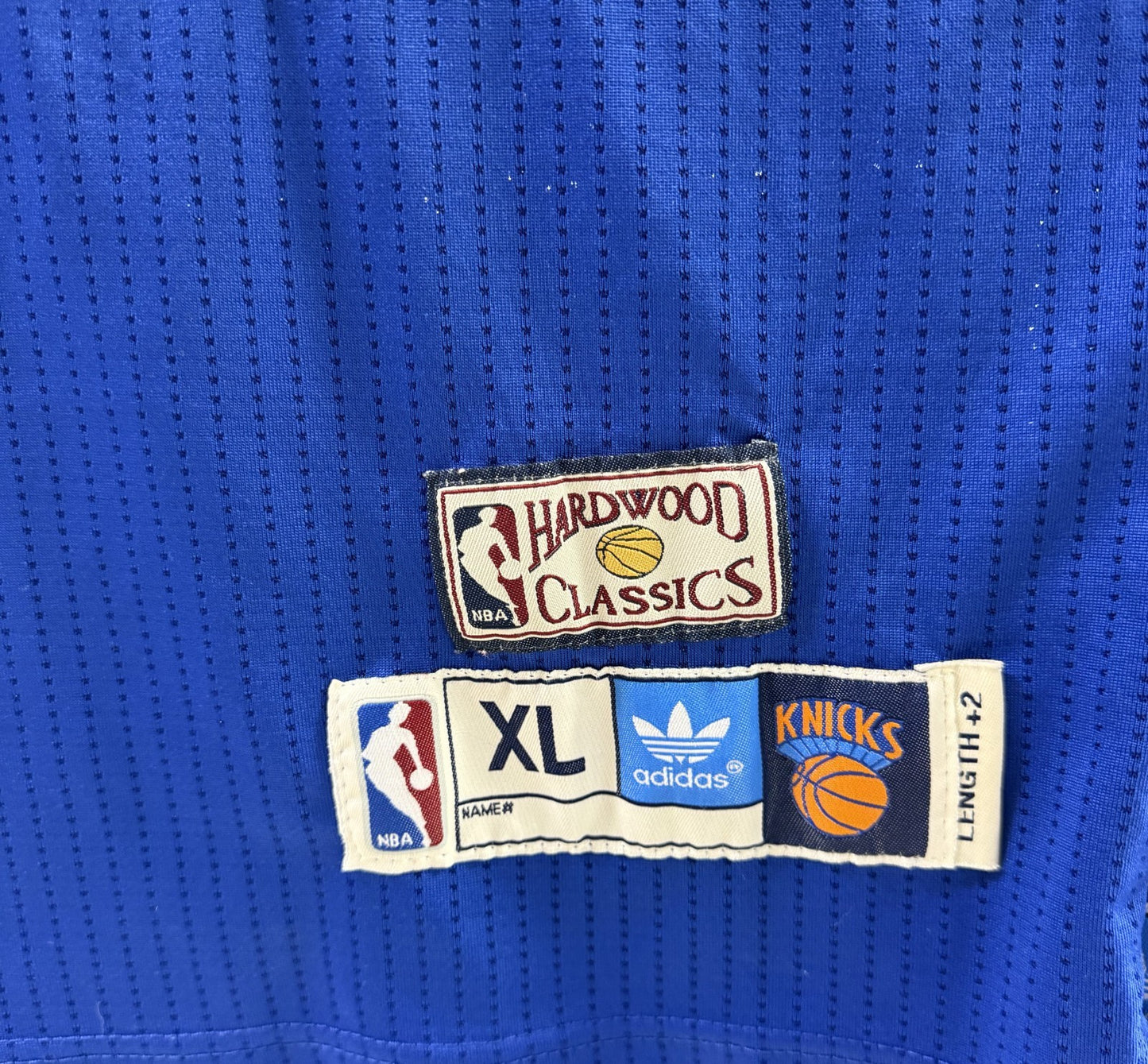 Willis Reed Adidas Hardwood Classics Knicks Basketball Jersey Sz XL Length +2