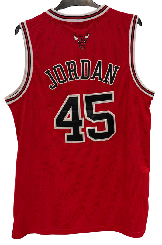 Michael Jordan Nike Team Basketball #45 Jersey XL Sz 52 +2 Length Chicago Bulls