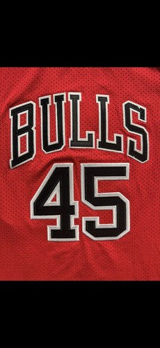 Michael Jordan Nike Team Basketball #45 Jersey XL Sz 52 +2 Length Chicago Bulls