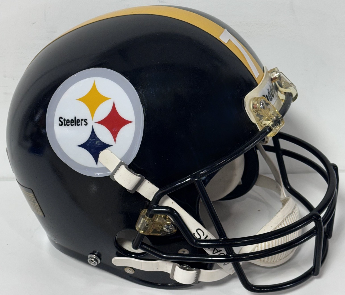 Pittsburgh Steelers FS Riddell Proline Authentic #7 Helmet Ben Roethlisberger