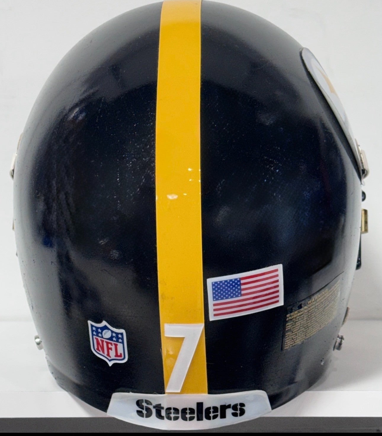 Pittsburgh Steelers FS Riddell Proline Authentic #7 Helmet Ben Roethlisberger