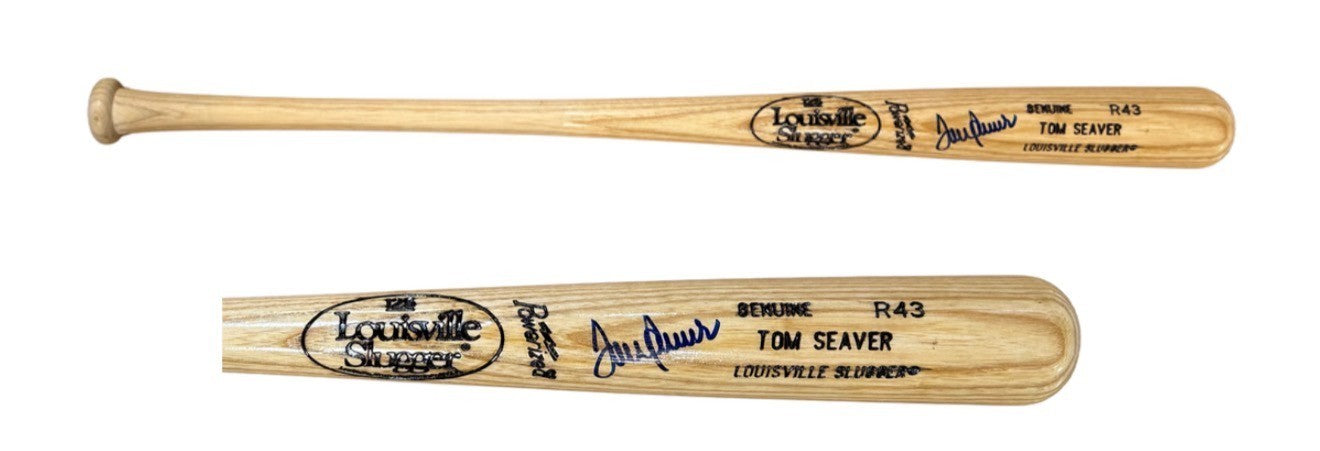 Tom Seaver Signed Louisville Slugger Game Model Bat Mets Mint HOF Auto PSA COA
