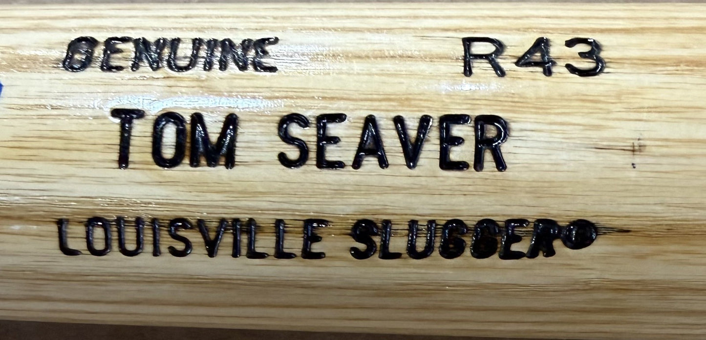 Tom Seaver Signed Louisville Slugger Game Model Bat Mets Mint HOF Auto PSA COA