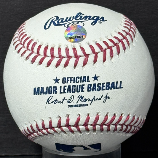Ivan Rodriguez Signed Official MLB Baseball HOF 17 Auto Texas Rangers STEINER