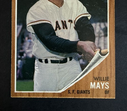 1962 Topps Willie Mays #300 Giants HOF Vintage Sharp Crisp Nm - Near Mint