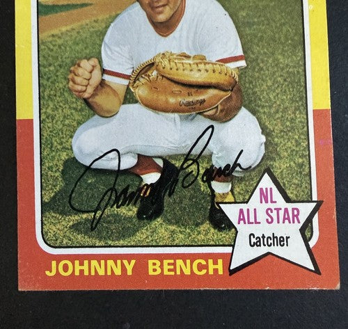 1975 Topps Johnny Bench #260 Beautifully Centered Bright Nm HOF Reds