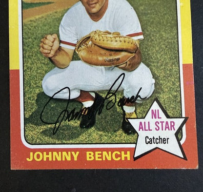 1975 Topps Johnny Bench #260 Beautifully Centered Bright Nm HOF Reds