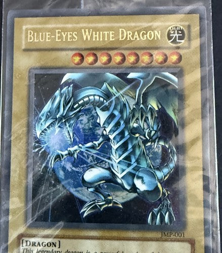 Blue-Eyes White Dragon JMP-EN001 Promo Factory Sealed Pack Mint