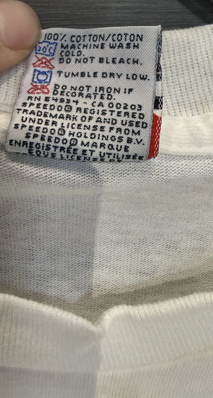 Rare Vintage Speedo NY Knicks T Shirt Collab Vs Magic at Madison Square Garden