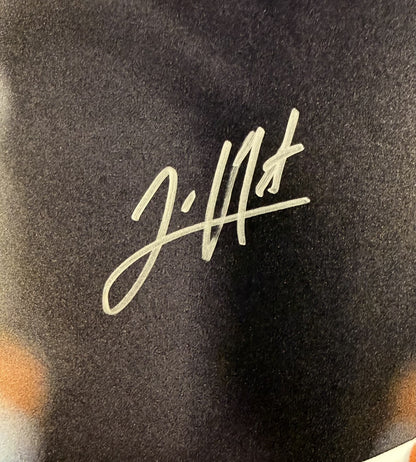 Josh Hart Signed 16x20 Framed Bleeding Playoff Photo NY Knicks Auto Fanatics COA