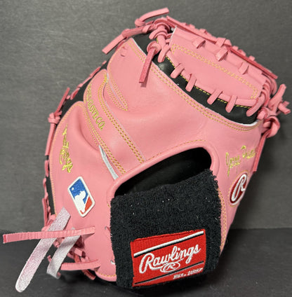 Jorge Posada Signed Mothers Day Model Rawlings Catchers Glove Yankees Auto JSA