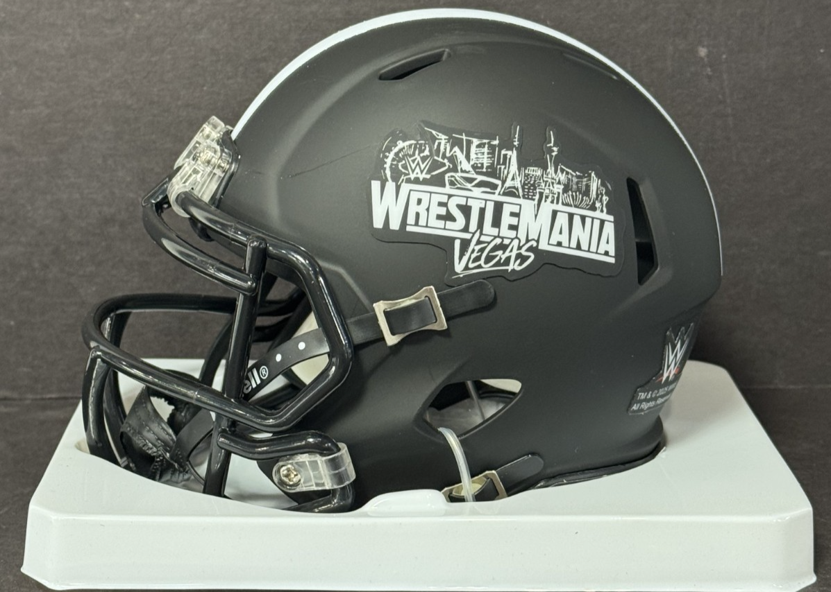 Jacob Fatu Signed Riddell Wrestlemania 42 Mini Helmet LE /25 Auto Fanatics COA