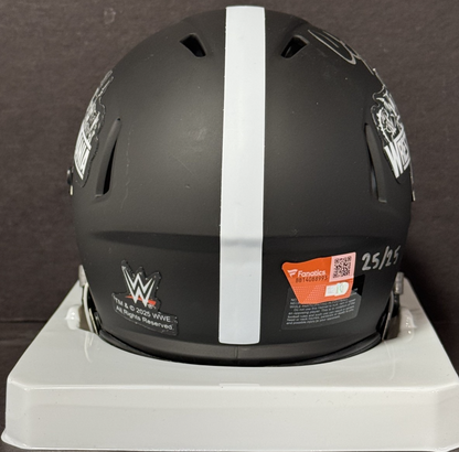 Candice Lerae Signed Wrestlemania 42 Mini Helmet LE 25/25 Auto Fanatics COA