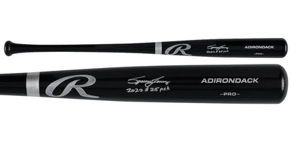 Spencer Jones Yankees Signed Adirondack Pro Bat 2022 #25 Pick Auto Fanatics Coa