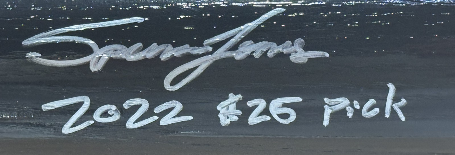 Spencer Jones Yankees Signed Adirondack Pro Bat 2022 #25 Pick Auto Fanatics Coa