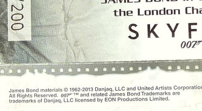 James Bond Artifacts & Relics Worn Jacket Skyfall SSC23 Daniel Craig 007 57/200