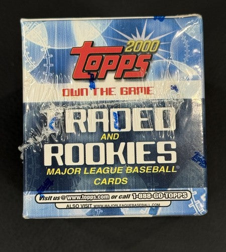 2000 TOPPS TRADED AND ROOKIES BASEBALL COMPLETE FACTORY SEALED SET 1-135, 1 AUTO