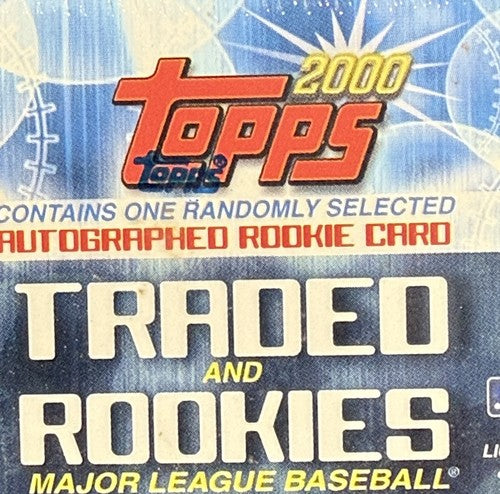 2000 TOPPS TRADED AND ROOKIES BASEBALL COMPLETE FACTORY SEALED SET 1-135, 1 AUTO
