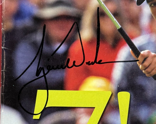 Tiger Woods Signed Golf World Magazine Framed 7 Counting Auto TW Foundation COA
