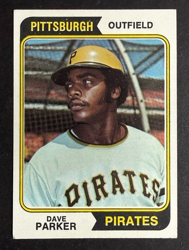 1974 Topps #252 Dave Parker Rookie EX + Dead Centered Nice Pirates HOF Rc