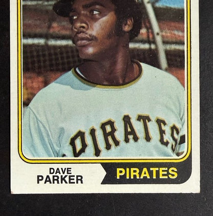 1974 Topps #252 Dave Parker Rookie EX + Dead Centered Nice Pirates HOF Rc