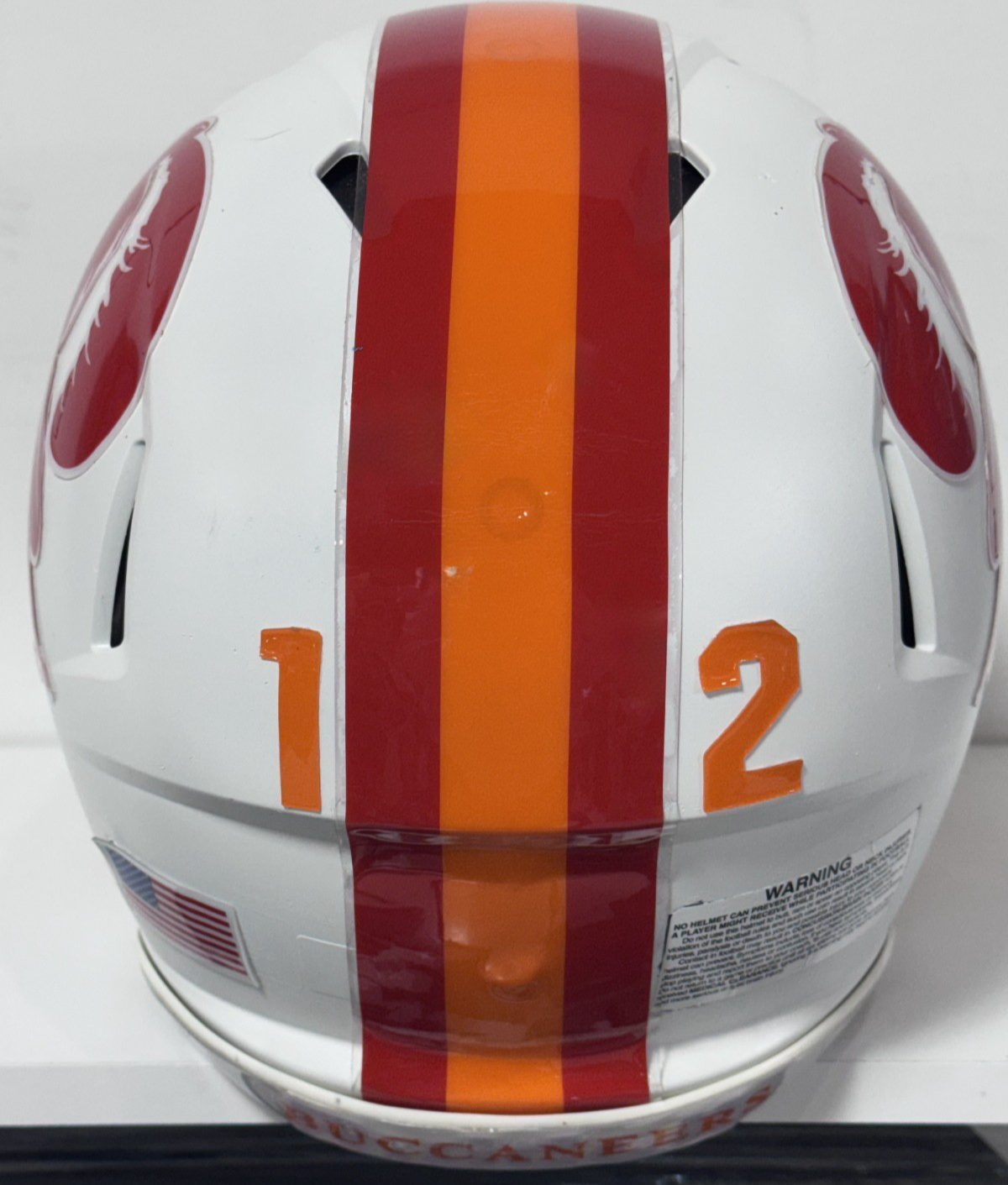 Tampa Bay Buccaneers Riddell Throwback FS Speed Authentic #12 Helmet Tom Brady