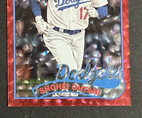 SHOHEI OHTANI 2024 Topps 35th Anniversary Red Crackle Foil 3/5 DODGERS Rare
