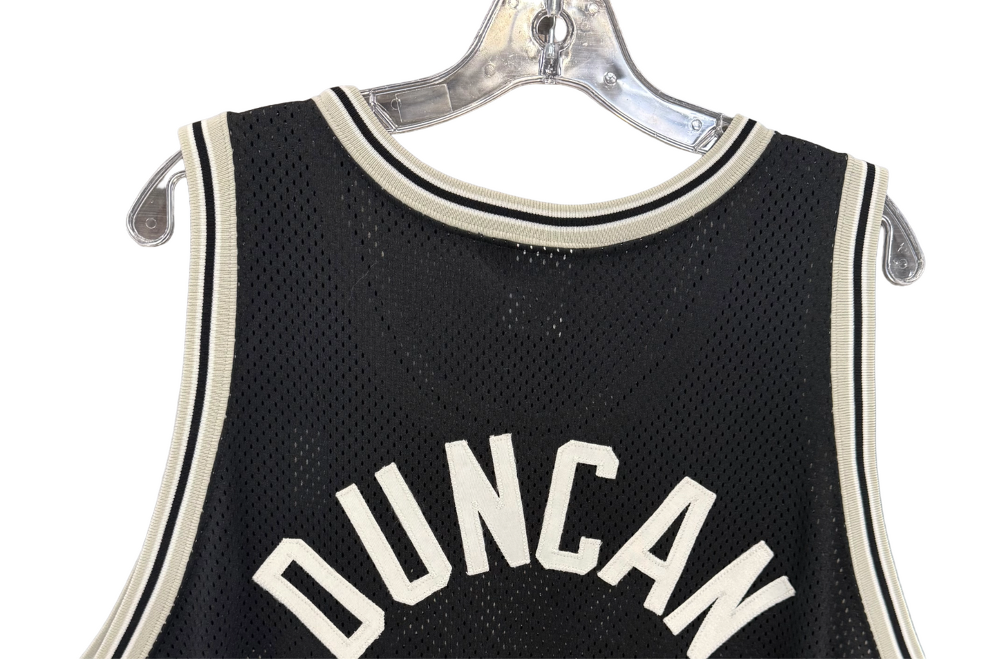 Tim Duncan Spurs #21 Black Nike NBA Authentic Jersey Vintage sz 52 XXL Rare