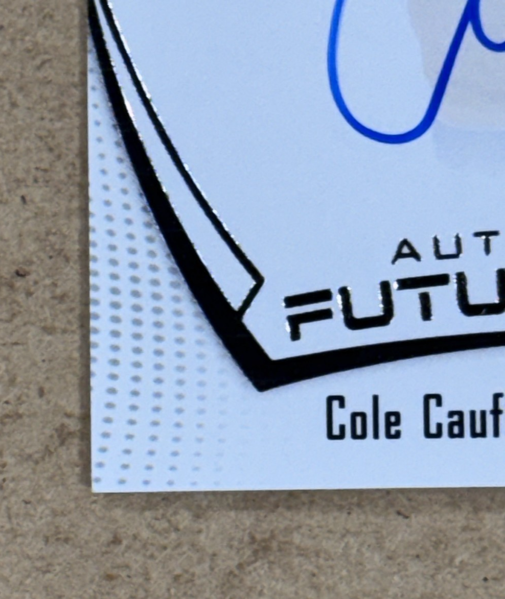 2021 SP Authentic Hockey Cole Caufield Future Watch RC Auto /999 Canadiens MINT
