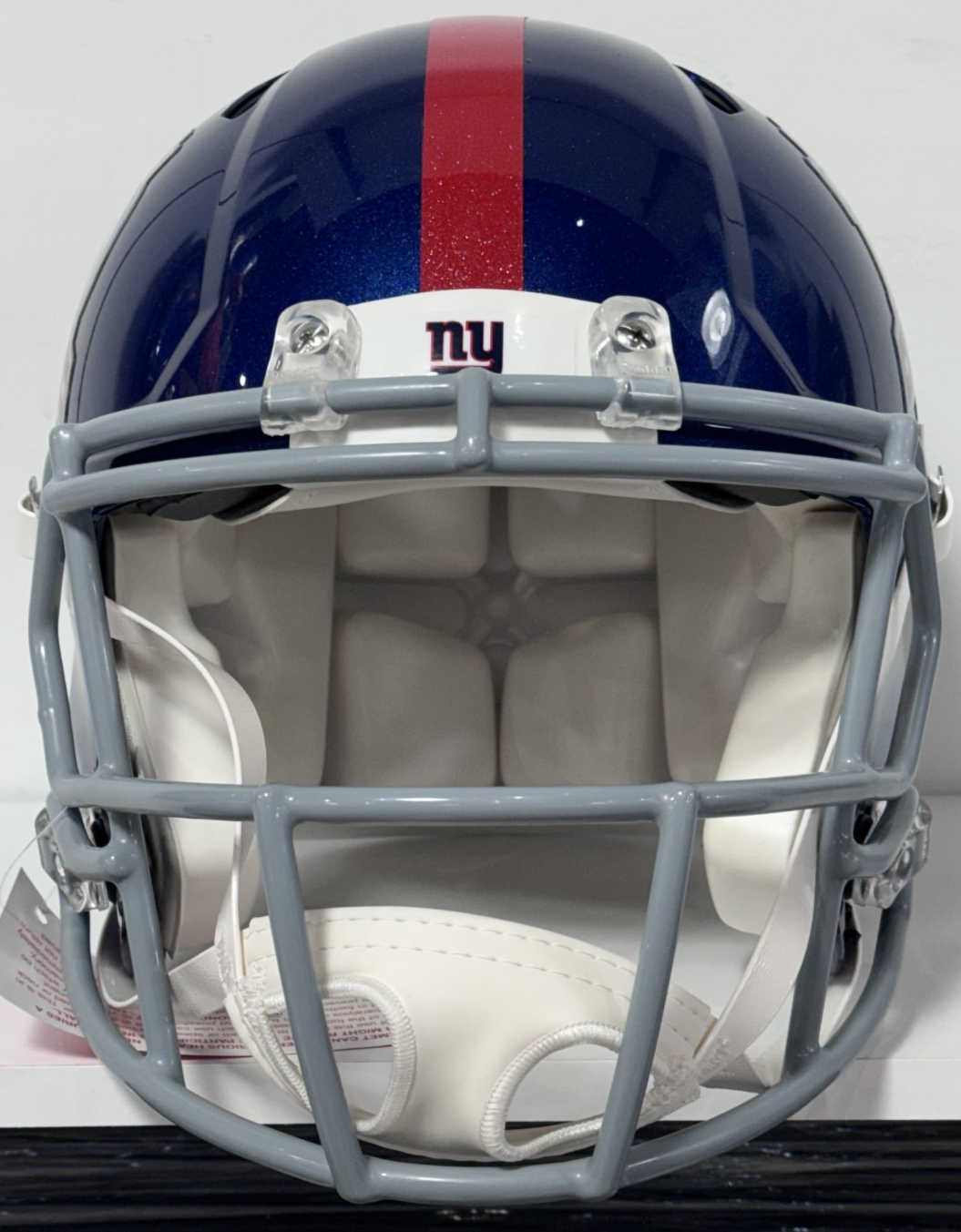 Phill Simms Signed 100th Season Speed Auth Helmet SB MVP Auto Fanatics NY Giants
