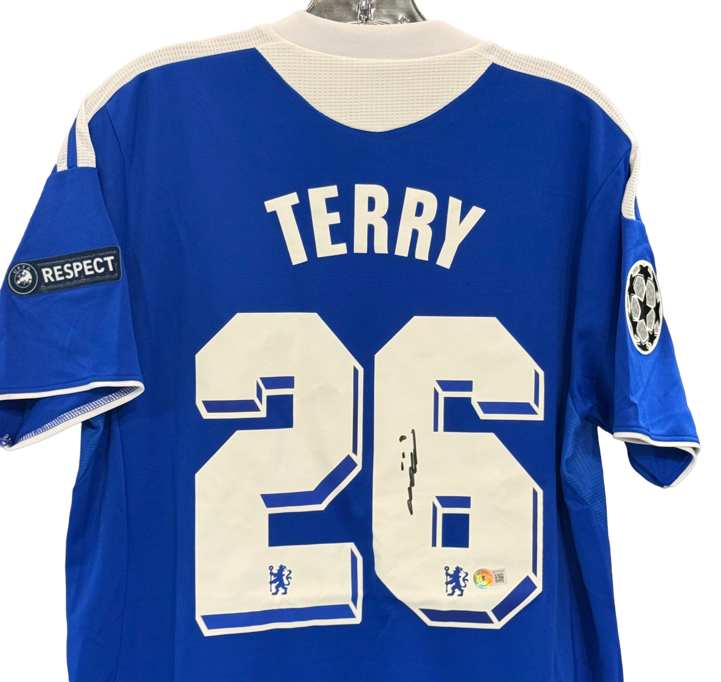John Terry Signed Adidas Authentic L Soccer Jersey Chelsea FC Autograph BAS COA